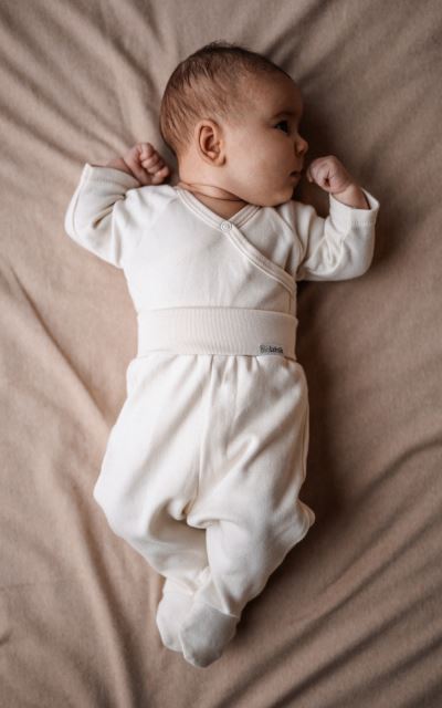 Bio polodupačky NATUR s nápletem v pase