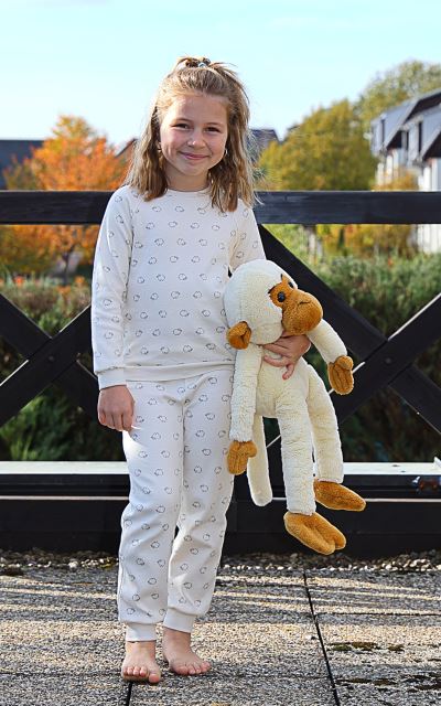Dětské bio pyžamo s beránky